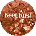 thumbnail image 1 of Glitter Heart Co. Glitter - High Quality Polyester Glitter - Reef Rust - Metallic Copper Chunky - 2 oz Bag, 1 of 2