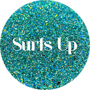 Glitter Heart Co. Glitter - High Quality Polyester Glitter - Surfs Up - Holographic Teal &ndash; 2 oz Bottle