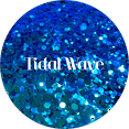 thumbnail image 1 of Glitter Heart Co. Glitter - High Quality Polyester Glitter - Tidal Wave - Color Shift Blue to Teal Dot Mix &ndash; 2 oz Bottle, 1 of 2