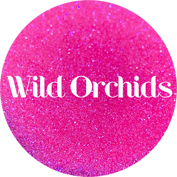 Glitter Heart Co. Glitter - High Quality Polyester Glitter - Wild Orchids -Iridescent Pink – 2 oz Bag