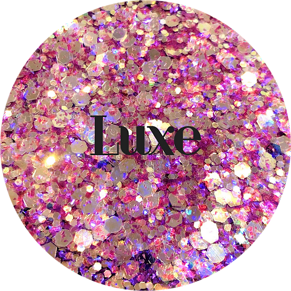 Glitter Heart Co. - High Quality Polyester Glitter - 1 oz Bag - Luxe - High Sparkle Chunky Mix