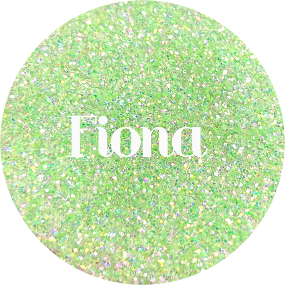 Glitter Heart Co. - High Quality Polyester Glitter - 2 oz Bottle - Fiona - Iridescent Green