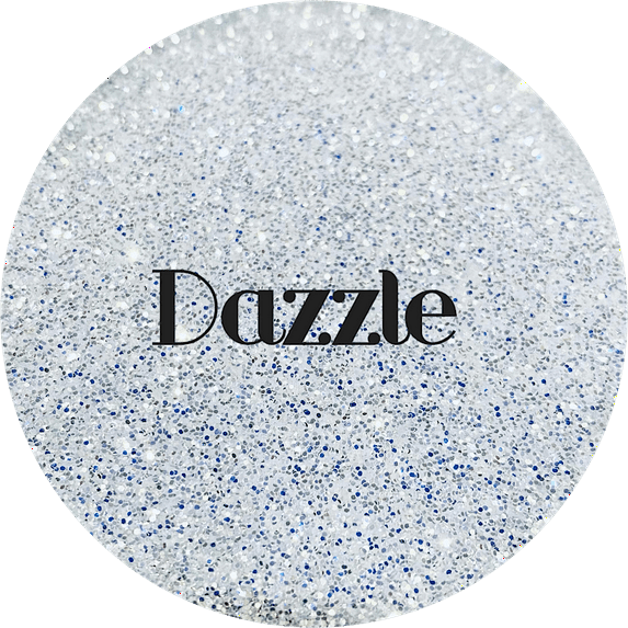 Glitter Heart Co. - High Quality Polyester Glitter - 2oz Bag - Dazzle - Iridescent White