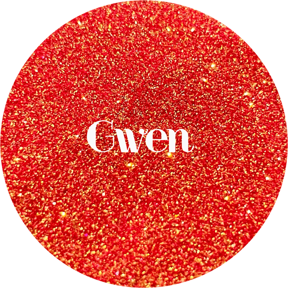 Glitter Heart Co. - High Quality Polyester Glitter - 2oz Bottle - Gwen - High Sparkle Red