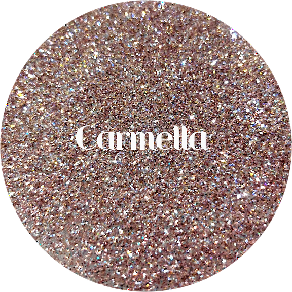 Glitter Heart Co. - High Quality Polyester Glitter - Carmella - 2 oz Bottle - Rose Gold Opal