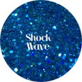 thumbnail image 1 of Glitter Heart Co. - High Quality Polyester Glitter - Shock Wave - 2oz Bag - Color Shift Blue Teal Chunky Mix, 1 of 2