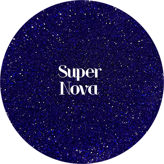 Glitter Heart Co. - High Quality Polyester Glitter - Super Nova - 2 Bottle - Holographic Blue Fine