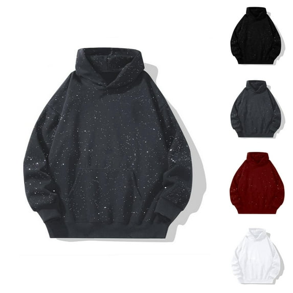 Glitter Hoodies for Women 2025 Long Sleeve Sparkle Y2K Hoodie with Pockets Hooded Sweatshirt Hoodie Women Pullover