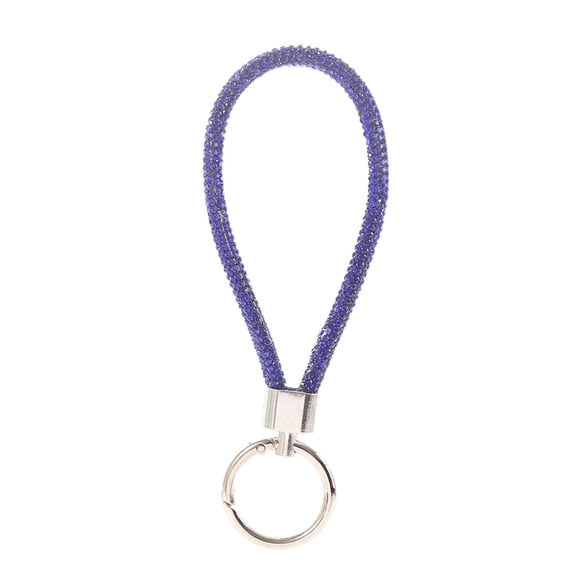 Glitter Keychain Wrist Straps Cord Bling Cellphone Lanyard Anti-lost Rope Car Keychain Wallet Decorations