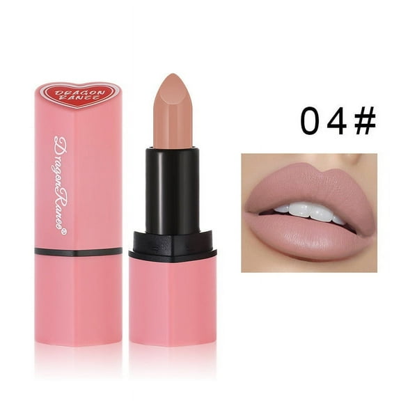 Glitter Lipstick, Moisturizing Lip Gloss, Long-Lasting Matte Lipstick for Makeup, Smooth Texture, High Color Rendering, Comfortable Soft Wear, Suitable for Office Dating Shopping Summer Gatherings