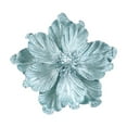 thumbnail image 1 of Glitter Magnolia Artificial Flower Christmas Decor 1-Piece - Fireplace Wreath Window Ornament(Blue), 1 of 4