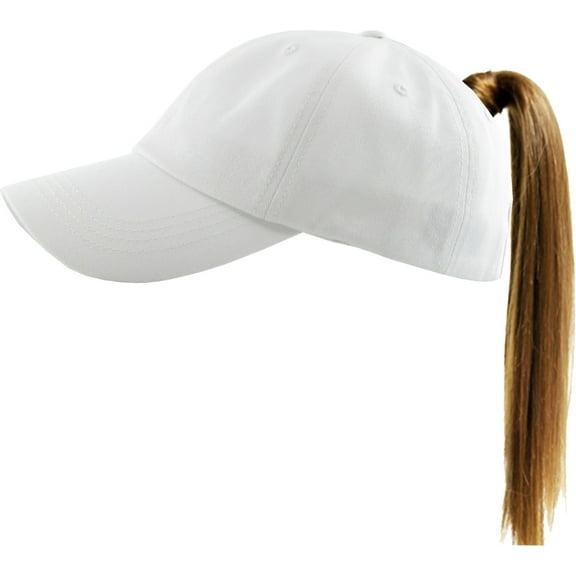 Glitter Meshback Ponytail Messy High Bun Adjustable Washed Cotton Baseball Cap