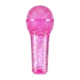 thumbnail image 1 of Glitter Microphone Squishy Stress Toy with Slow Rising Squeeze, 1 Piece, Purple-Pink, for Girls, Sensory Squeeze Toy, 1 of 3
