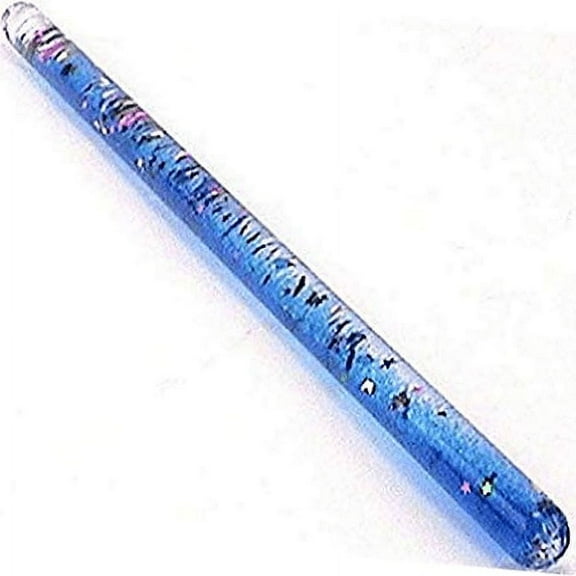 Glitter Mystical Wand. 11” Wonder Tube Wand. (Blue)