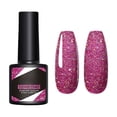 thumbnail image 1 of Glitter Nail Polish Hot Pink Sparkle Nail Varnish 8.5ml, Shimmery Nail Polish with Easy Brush for Nail Art, Party, Dating, Everyday Wear, Long Lasting Formula, 1 of 6