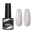 thumbnail image 1 of Glitter Nail Polish Silver Sparkle Nail Varnish 8.5ml, Shimmery Nail Polish with Easy Brush for Nail Art, Party, Dating, Everyday Wear, Long Lasting Formula, 1 of 6