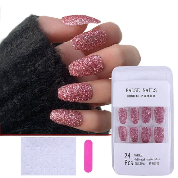 Glitter Nail Powder 24pcs Long Lasting Manicure Decoration Kit with Easy Application for Salon Quality Results