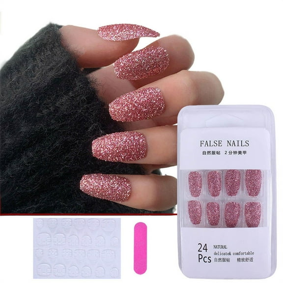 Glitter Nail Powder 24pcs Long Lasting Manicure Decoration Kit with Easy Application for Salon Quality Results