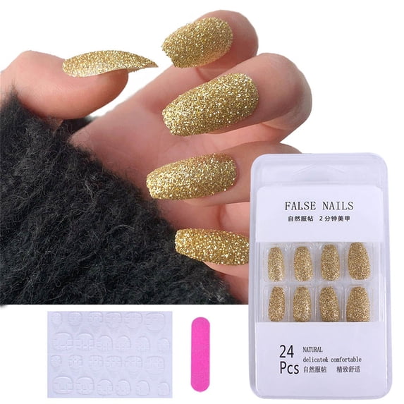 Glitter Nail Powder 24pcs Long Lasting Manicure Decoration Kit with Easy Application for Salon Quality Results