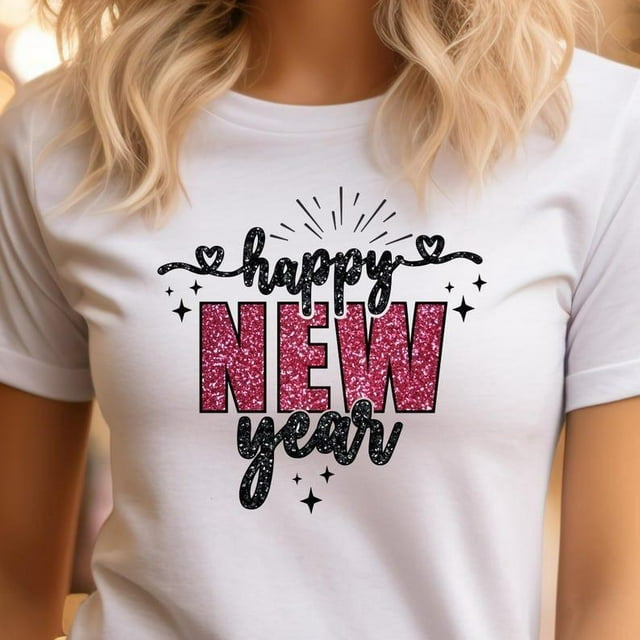 Glitter New Years Eve Print. Festive 2025 New Year Decal. Perfect For