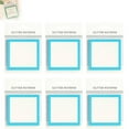 thumbnail image 1 of Glitter Notepad Sticky Notes, Sparkle Sticky Notes, Clear Translucent Sparkle Sticky Notes, Cute Self Adhesive Note Memo Pads, Small to Do List, Office Supplies (Blue,6Pack), 1 of 5