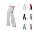 thumbnail image 1 of Glitter Pants Women 2026 Fashion Sequin High Waisted Flowy Loose Shiny Wide Leg Rave Pants, 1 of 6