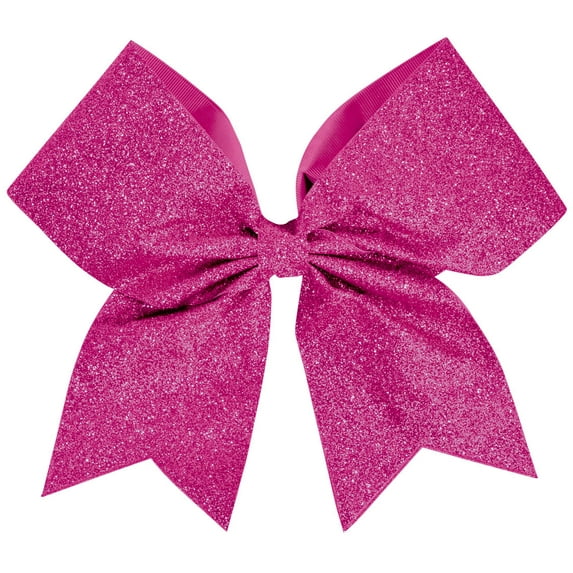 Glitter Performance Hair Bow Glitt Fuchsia