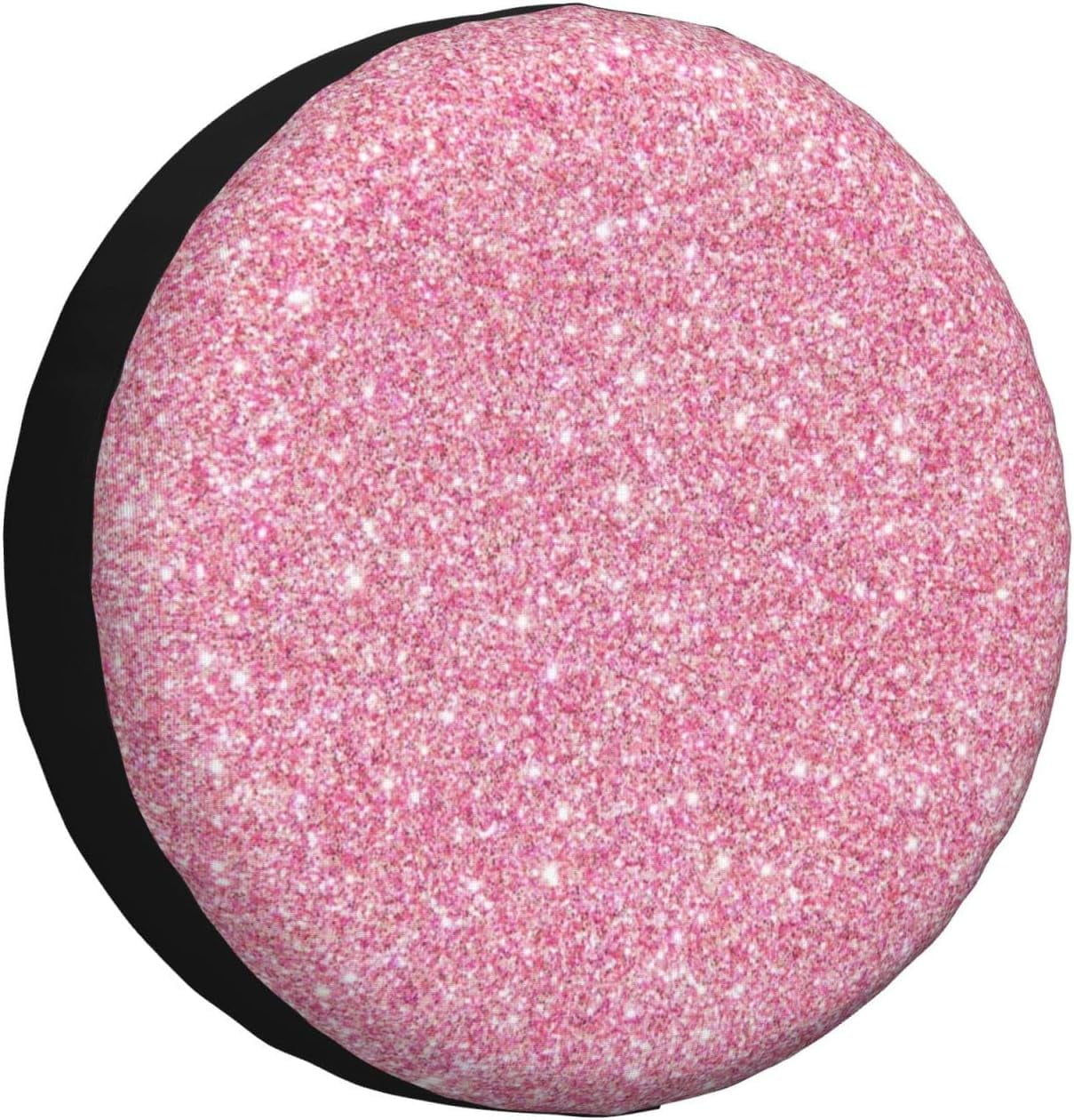 Glitter Pink Tire Cover Wheel Protector for Truck SUV Trailer Camping