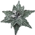 thumbnail image 1 of Glitter Poinsettia Flower 11 Inches Large Artificial Christmas Flower Decoration Christmas Tree Ornaments Wreath Garland Decoration, 1 of 6