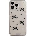 thumbnail image 1 of Glitter Powder Bow Dot Lucky Clear Soft  for iPhone Case (Clear,iPhone 15), 1 of 6