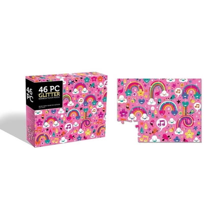 Glitter Rainbow 46 Piece Jigsaw Puzzle