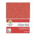 thumbnail image 1 of Glitter Red Cardstock - 8.5 x 11 inch - .016" Thick - 10 Sheets - Clear Path Paper, 1 of 9