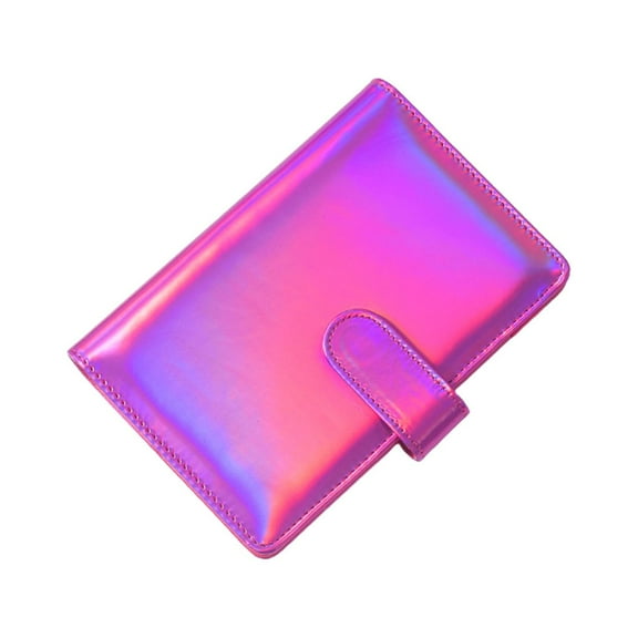 Glitter Refillable Journal Notebook Cover 6 Ring Binder Loose-leaf Notepad Cover /A6 Size for Drawing Writing Planning