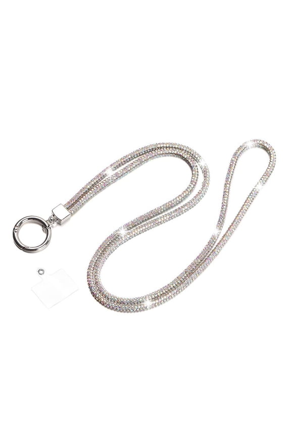 Glitter Rhinestone Phone Lanyard Phone Diamond Crystal Chain Straps Keychain Hanging Anti-lost Rope Mobile Phone Strap