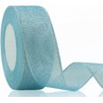 thumbnail image 1 of Glitter Ribbon, 25Yards Colorful Sparkly Metallic Fabric Ribbon for Gift Wrapping, Balloons, Crafts, Sewing, DIY Decor, Holiday, Wedding and Birthday Party Decoration., 1 of 5