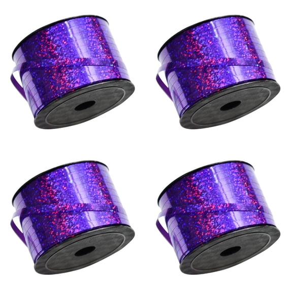 Glitter Ribbon Crimped Curling, Balloon String Shiny Metallic Roll ...