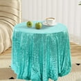 thumbnail image 1 of Glitter Round Tablecloth, TOUMENY Shiny Sequin Polyester Table Cloth, 47x47 Inch Sparkling Decorative Table Cover for Wedding Party Banquet, 1 of 6