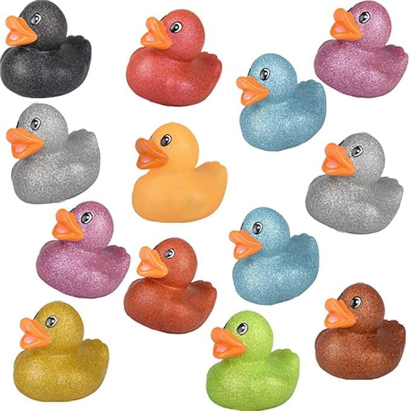 5PCS Trump Duck Rubber PVC Duck Bath Squeaky Baby Kids Animals Floats Toys  