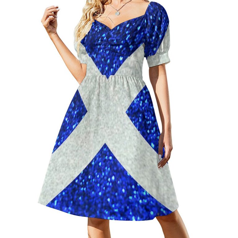 prom a line dress Sparkly Sweetheart Blue Long Prom Dress Party Dress With Split PSK306 Custom Size / Light Navy