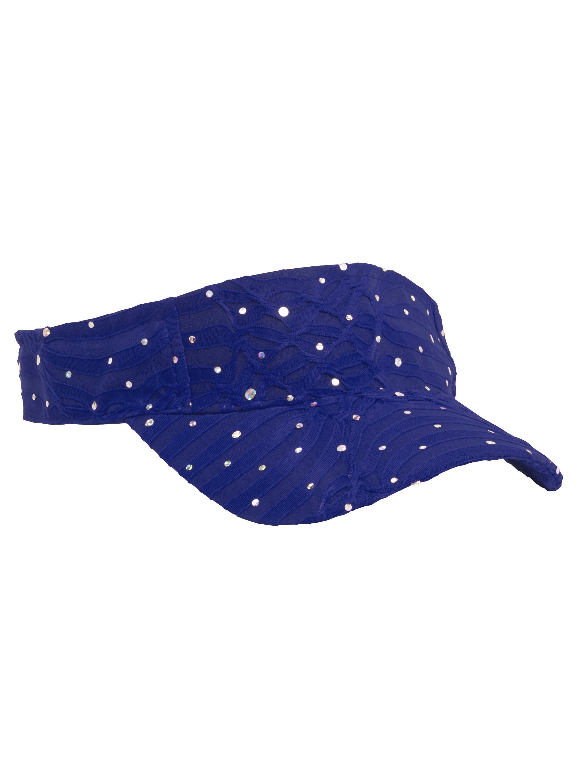 NWT silver sequin visor Glitter Sequin Visor - Silver - Walmart.com main image 2
