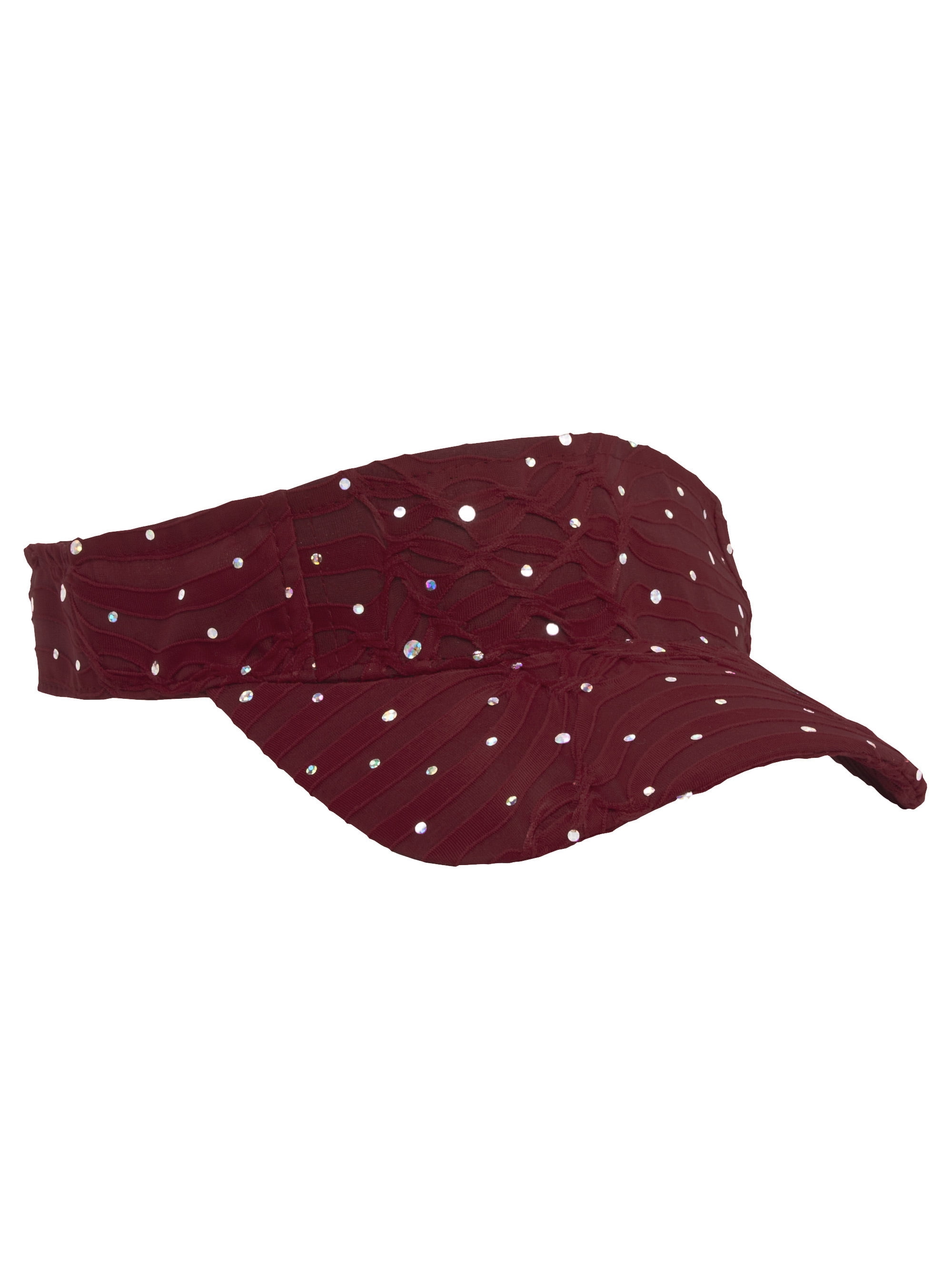 Glitter Sequin Visor - Silver - Walmart.com