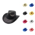 thumbnail image 1 of Glitter Sequin Western Cowboy Hats for Men Women Sparkly Cowgirl Hat for Music Festival Party Stage Performance, 1 of 4