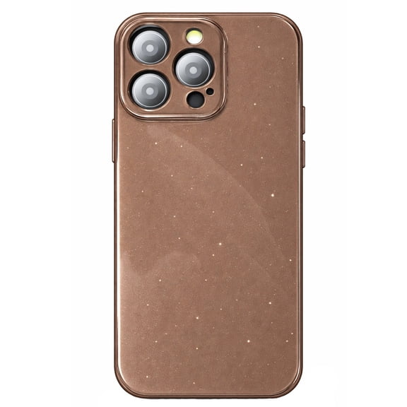 Glitter Shine Case for iPhone 17 Pro Max - Brown