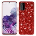 thumbnail image 1 of Glitter Shining Case for Samsung Galaxy A33 5G, Ultra Slim Lightweight Thin Fit Sparkle Crystal Bling Cover with Military Grade Soft Silicone Shockproof Anti-Scratches Case for Girls Women,Red, 1 of 6