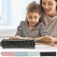 thumbnail image 1 of ​​Glitter Shiny Pencil Case Compact Version - Scratch-Resistant Portable Organizer for Toiletry, Travel Accessories (8.3x2.4x2.4in)​​, 1 of 6