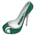 thumbnail image 1 of Michigan State Glitter Shoe Polystone Bottle Holder, 1 of 7