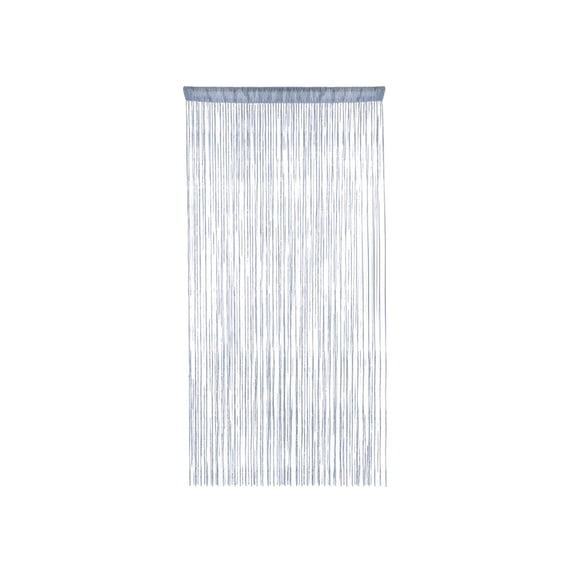 Glitter Silver Thread String Curtain 35.8 x 78.8 Inch Fringe Tassel Door Divider, Shimmer Hanging Curtain for Wedding, Party, Room Decor and Photo Backdrop