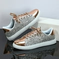 thumbnail image 1 of Glitter Sneakers for Women Dressy Sparkly Rhinestone Sneakers Shoes Women Bling Sequin Shiny Sneakers for Wedding Party Dancing Casual Wear, 1 of 12