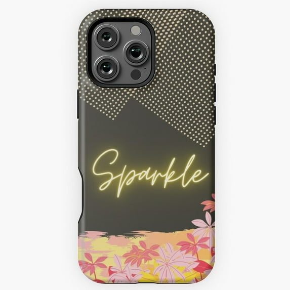 Glitter Sparkle Aesthetic Shiny Art Phone Case for iPhone 16 15 14 13 12 11 Pro Max - Gift Idea Phone
