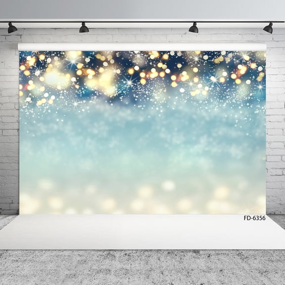Glitter Sparkle Bokeh Birthday Custom Name Photo Backdrop Vinyl Background Children Party Baby Shower Photobooth Photography